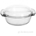 1L Clear Crystal Glass Bowl με καθαρό